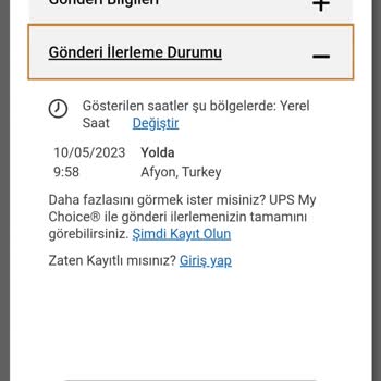 UPS Türkiye Ürün Teslim Edememe