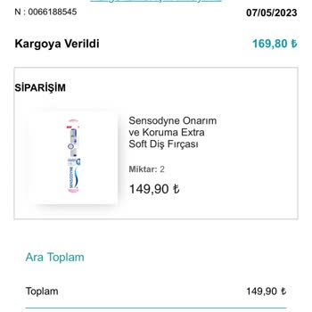 Watsons Yanlış Ürün Gönderdiler