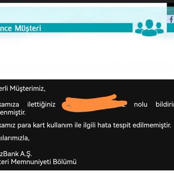 Denizbank Mavi Kart Sorunu