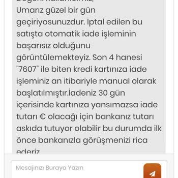 Biletwise Bilet Ücret İadesi İçin 20 Gündür Bekliyorum