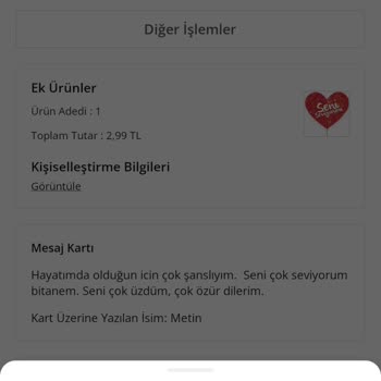 ÇiçekSepeti İstediğim Üründen Çok Farklı Bir Ürün Geldi