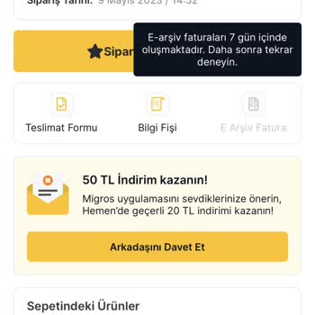 Migros Eksik Gönderilen Ürünler Tedarik Edilmiyor
