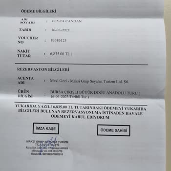 Maxigezi İptal Ettiği Gezinin Parasını Ödemiyor