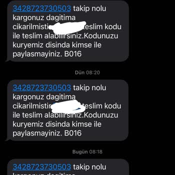 Aras Kargo 5 Gündür Dağıtıma Çıkan Kargo