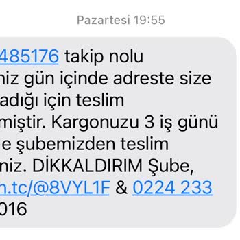 MNG Kargo Dikkaldırım Şubesi, Çözemeyen Çözüm Masası Bölge Mdr. Telefon Açmıyor