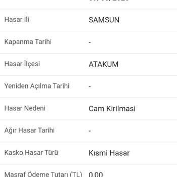 TMT Sigorta Kasko Police Ödeme