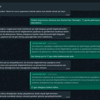 17 Gündür Dağıtım Bölgesine Bile Varamayan Papara Kartım. AGT Kurye