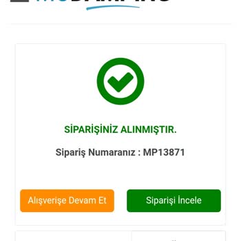 Modamping İade Etmek İstiyorum