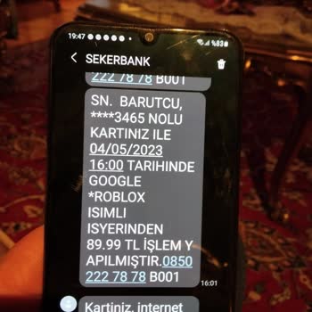 ROBLOX İzinsiz Para Çekimi