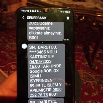 ROBLOX İzinsiz Para Çekimi