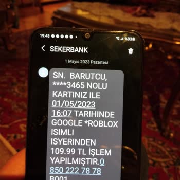 ROBLOX İzinsiz Para Çekimi