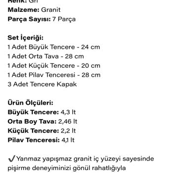 Jumbo Tencere Seti Kusurlu Ürün Ve Satıcının Garanti Koşulları İhlali