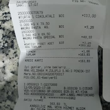 Tatbak Gıda Fazladan Para Alma