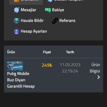 PUBG (Pubgmobile.com) Hesap Bilgileri Yok