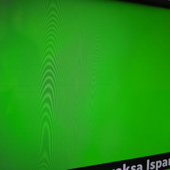 Toshiba TV Ekranında Her Renkte Belli Olmayan İnce Çizgiler Oluştu