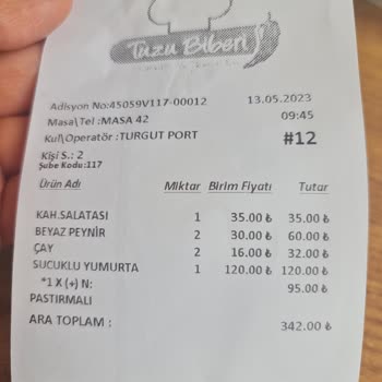 Tuzu Biberi Kahvaltı Faciası Çok Pahalı