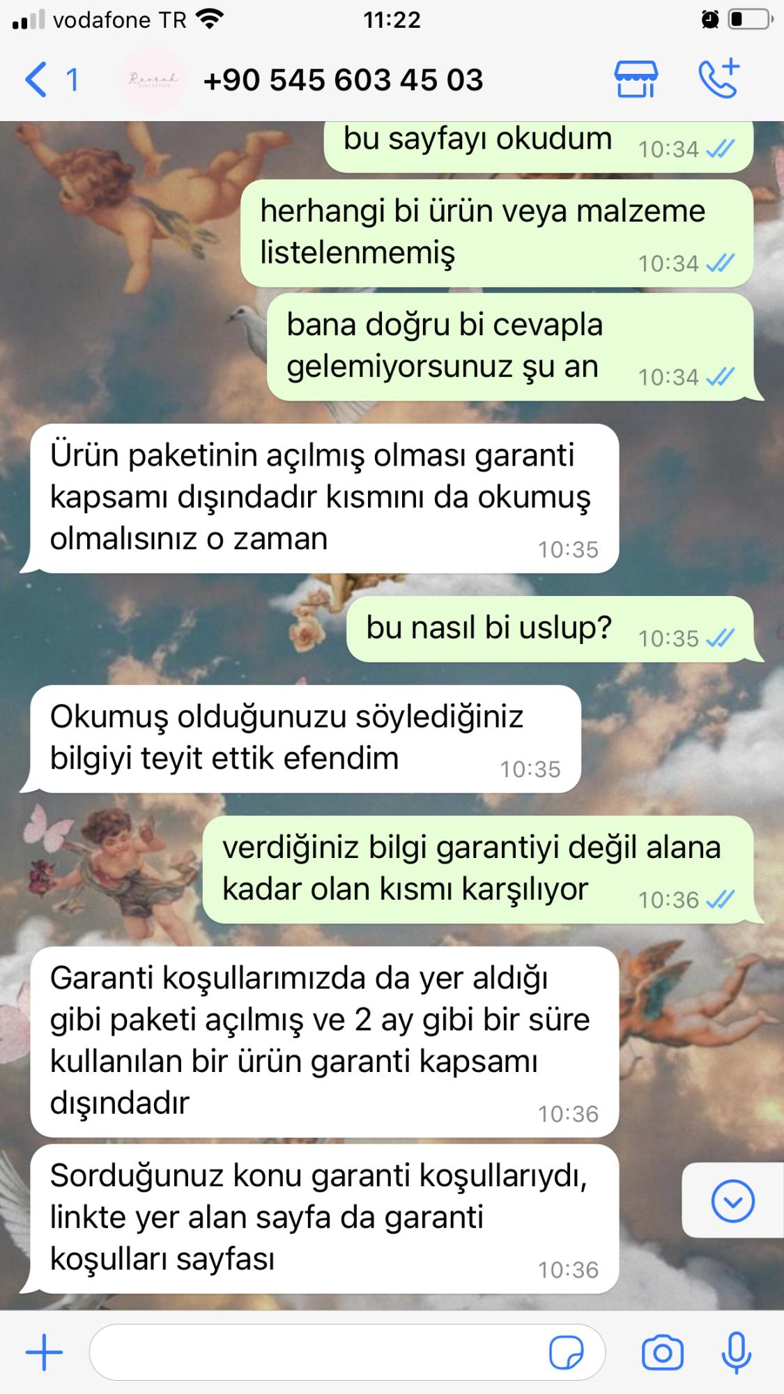 Reorah Collection Kalitesiz Ürün Ve İlgisiz Temsilciler - Şikayetvar