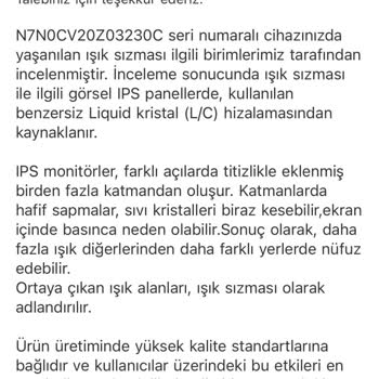 Asus Laptobumdaki Işık Sızıntısı Sorunu