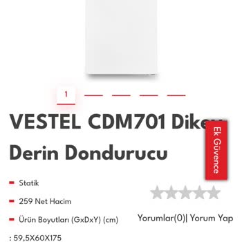 Vestel TV ve Beyaz Eşya Fiyatları
