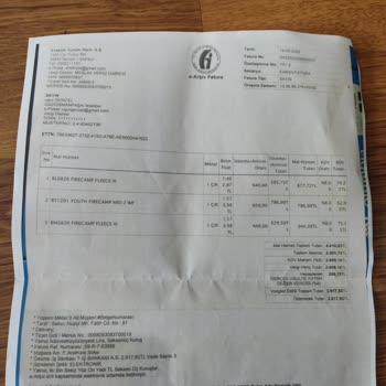 Columbia Ayıplı Ürün Değişimi Ve Fiyat Farkı