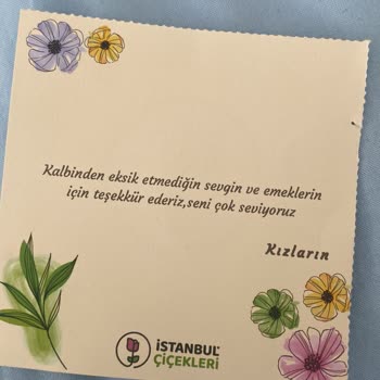 İstanbul Çiçekleri Yanlış Sipariş Ve Teslimat Notu! Amatörlük