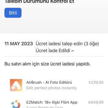 Apple Store Ücret İadesi Yapılmadı