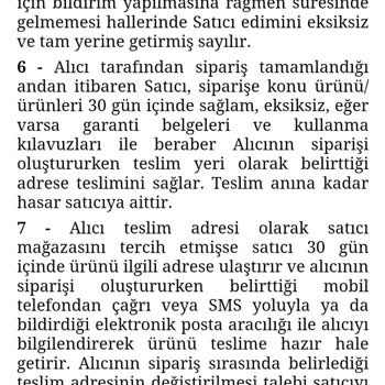 Gratis Sipariş Tesliminin Gecikmesi