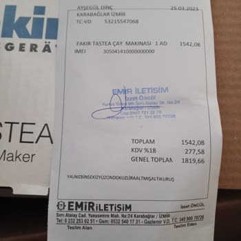 Fakir Tastea Çaycı Atmama Sorunu