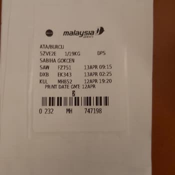 Emirates Hava Yolları Kaybolan Bagaj Mağduriyeti