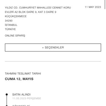 Zara'dan Aynı Gün Teslim Seçeneğiyle Sipariş Verdim 3 Gündür Gelmedi.