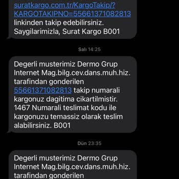 Sürat Kargo Dağıtıma Çıkartmadan İade Ediyor