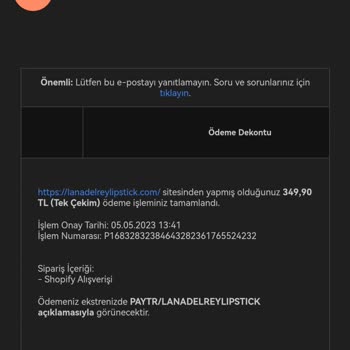 Lanadelreyturkey.com Lana Del Rey Markasından Siparişim Gelmedi