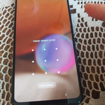 Samsung Telefon Doğru Yapmama Rağmen Hatalı Desen Uyarısı