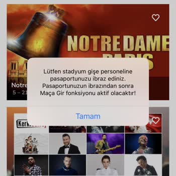 Passolig Maça Giriş Fonksiyonun Aktif Değil