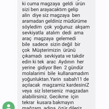 Çelik Kardeşlerden Ürün Alırken İyi Teslim Ederken Kotu