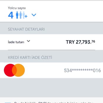 Türk Hava Yolları'nın Haksız Yolla İade Biletime Kesinti Yapması