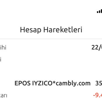 Cambly Ücret İadesi Talebi