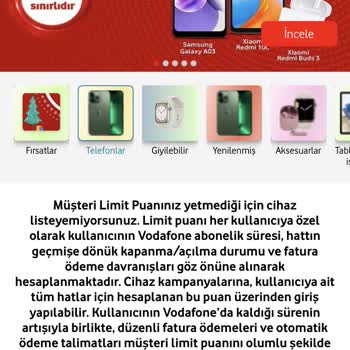 Vodafone Hediye Puanlar Geri Yüklenmesi