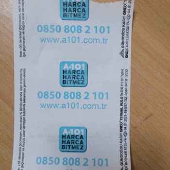 A101 De Etiket Fiyatı Farklı Kasa Fiyatı Farklı Olarak Ödeme Yapıyoruz