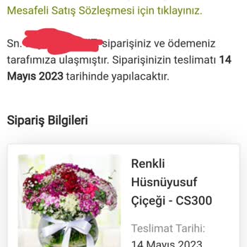 Ciceksepeti.net Teslim Edilmeyen Çiçek