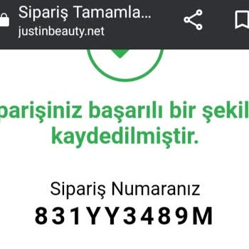Justin Beauty Sipariş Sıkıntısı Var