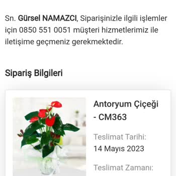 Çiçek Market Ürün Gönderilmedi, Ücret İadesi Yatmadı