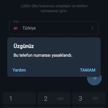 Telegram Messenger Numaramı Yasakladı