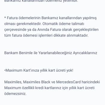 İş Bankası Bankam Benimle'de Kredi Kartı Aidatı Kesildi