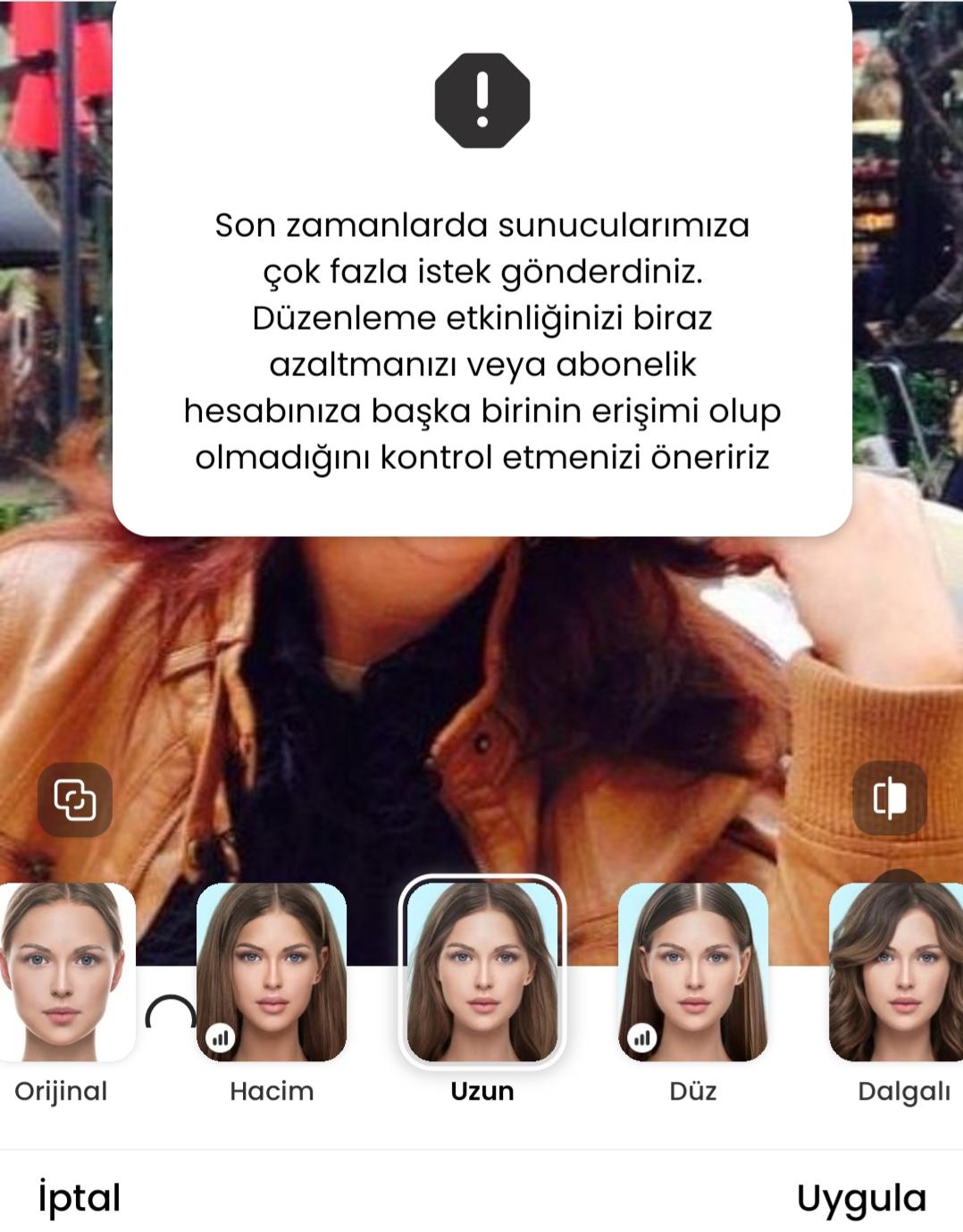 Faceapp Premium Hesabımda Sınırsız Düzenleme Yapamıyorum Şikayetvar