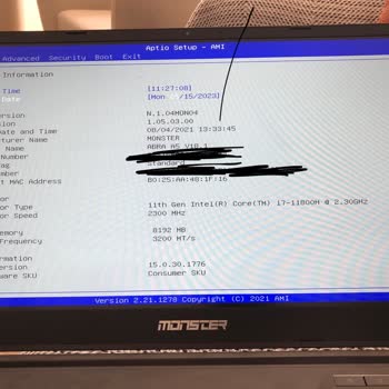 Monster Notebook Arızaları