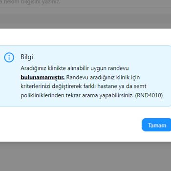 Antenatal Polikliniği 20-24 Doppler Detaylı Ultrason Bölümüne Randevu Alınamıyor