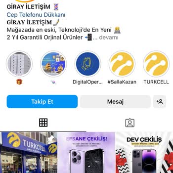 Giray İletişim İPhone14 Pro Kazandınız Dedi, Bayi Yok