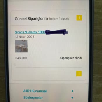 A101 Sipariş Verdik Gelmiyor İade Etmemizi Bekliyorlar Galiba.
