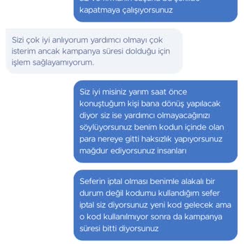 Obilet Demokrasi Bileti Kupon Kodu İadesi